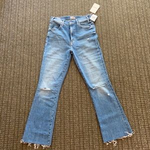 MOTHER The Hustle Ankle Fray Jeans